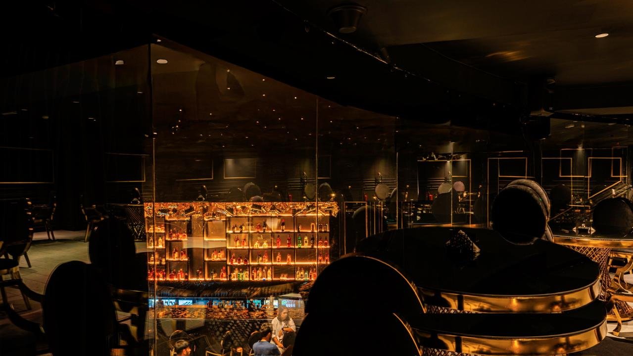 At the bar, Club 11
